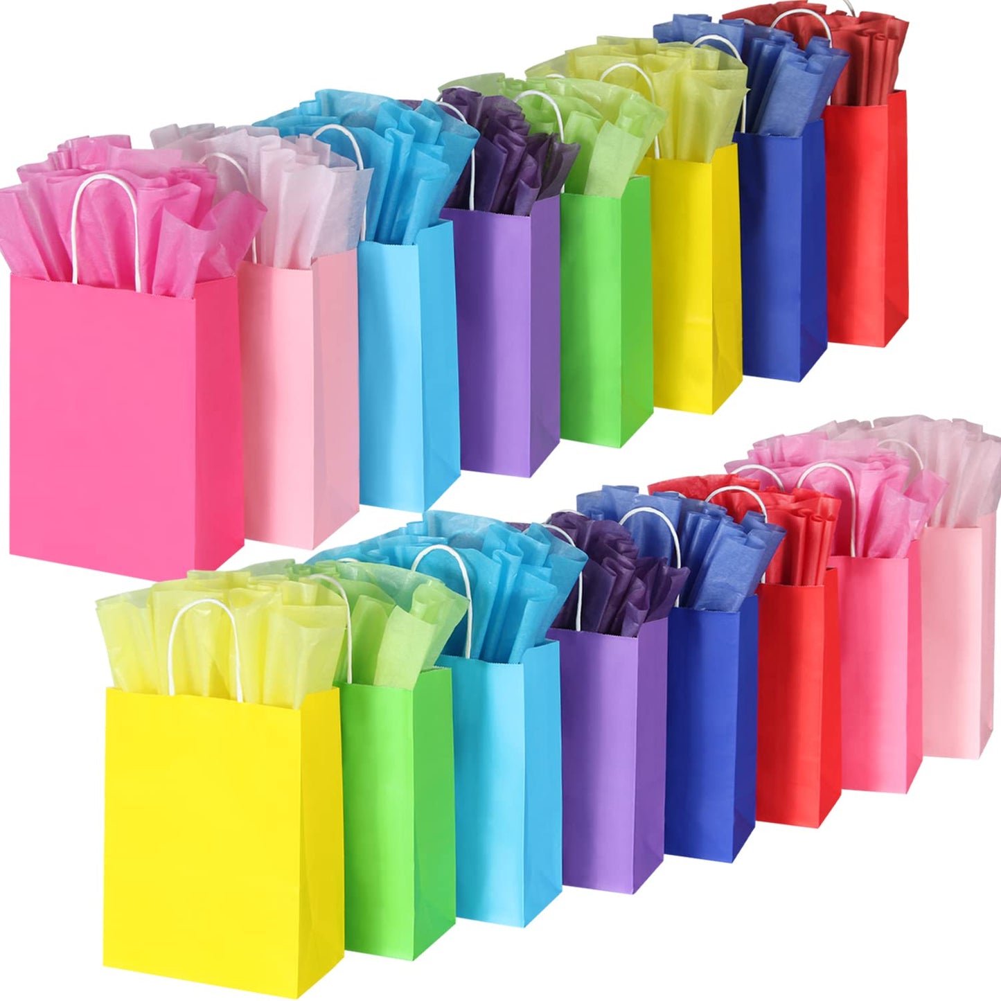 Wine& Colorful Gift Bags