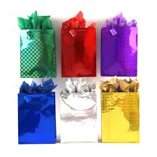 Wine& Colorful Gift Bags